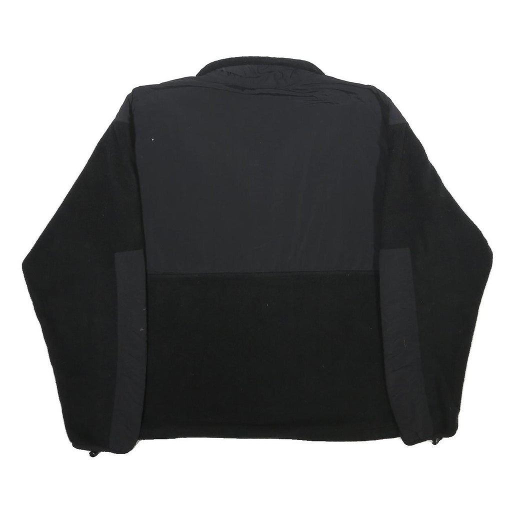 TIMBERLAND Mens Black Polyester Zip Jacket M Fleece Outdoor Casual