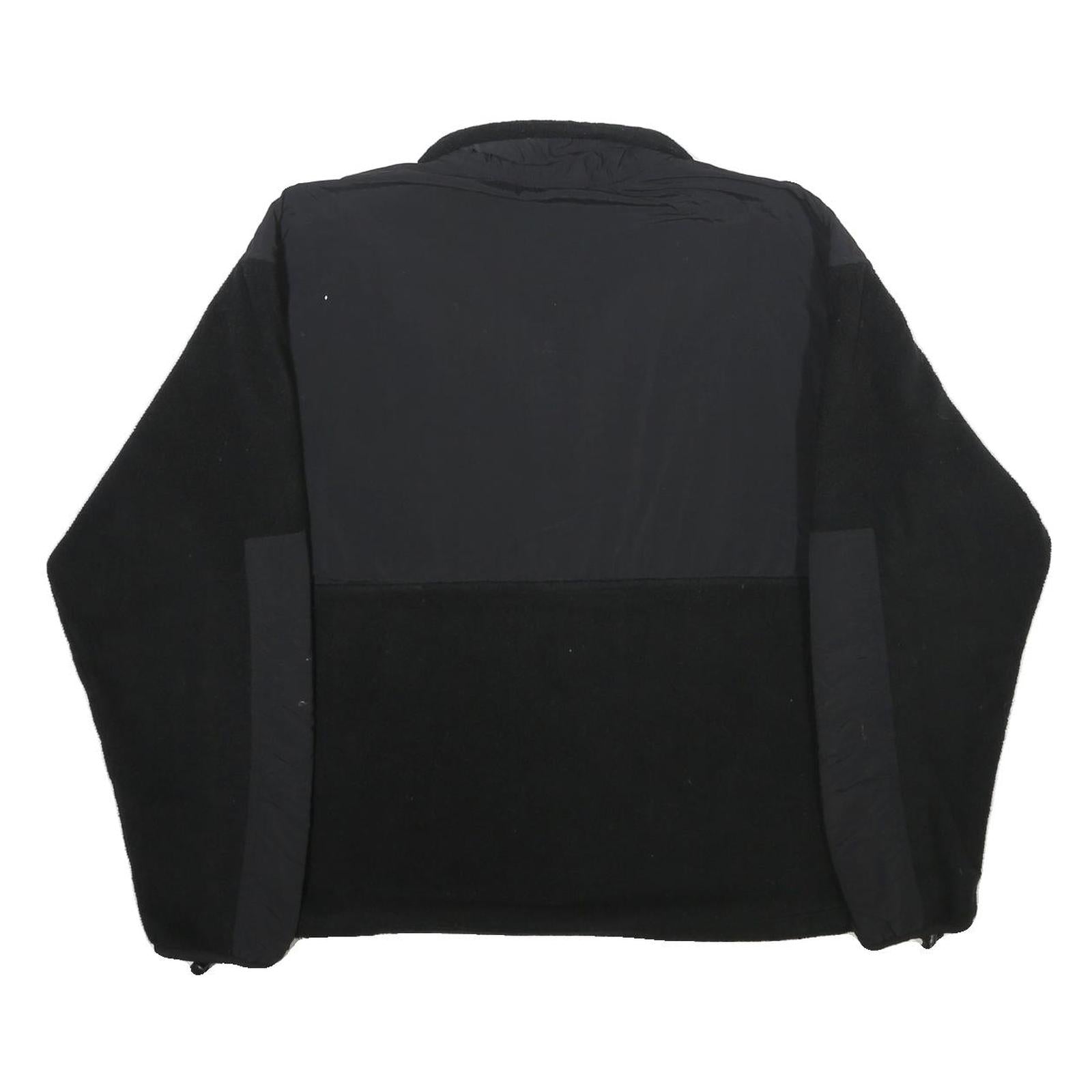 TIMBERLAND Mens Black Polyester Zip Jacket M Fleece Outdoor Casual