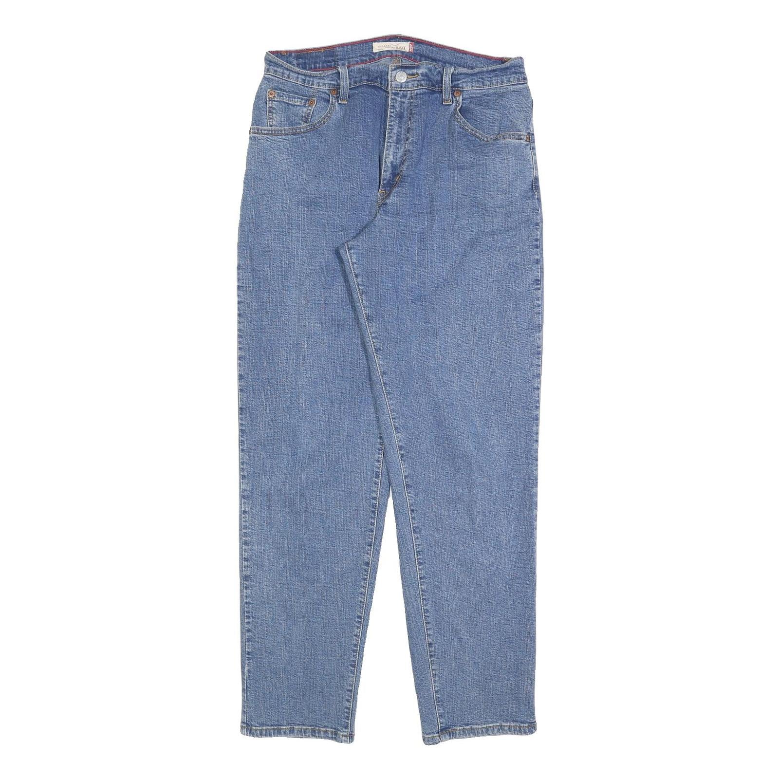 LEVI'S 550 Tapered Womens Jeans Blue Relaxed Tapered Denim W32 L32 Classic Fit