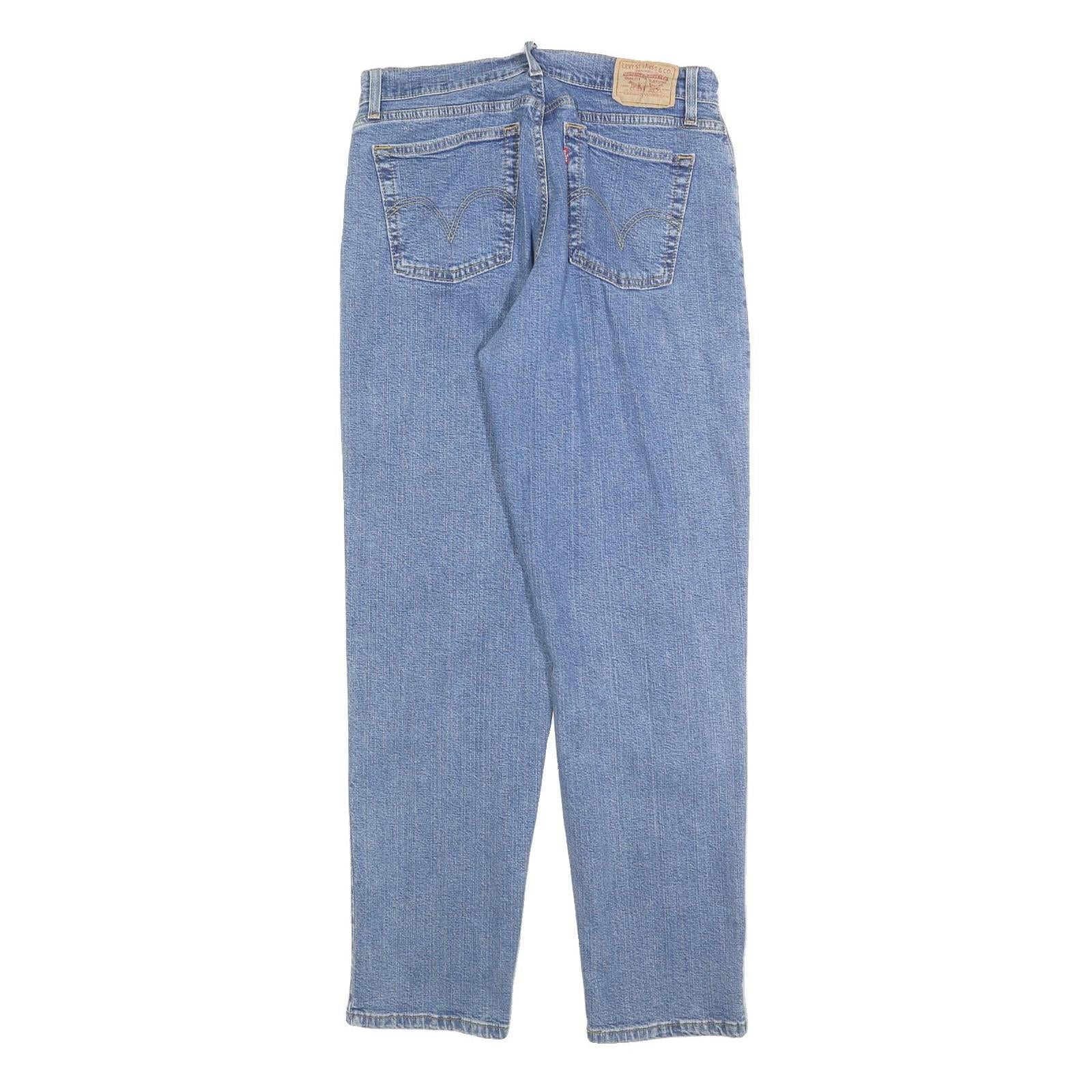 LEVI'S 550 Tapered Womens Jeans Blue Relaxed Tapered Denim W32 L32 Classic Fit