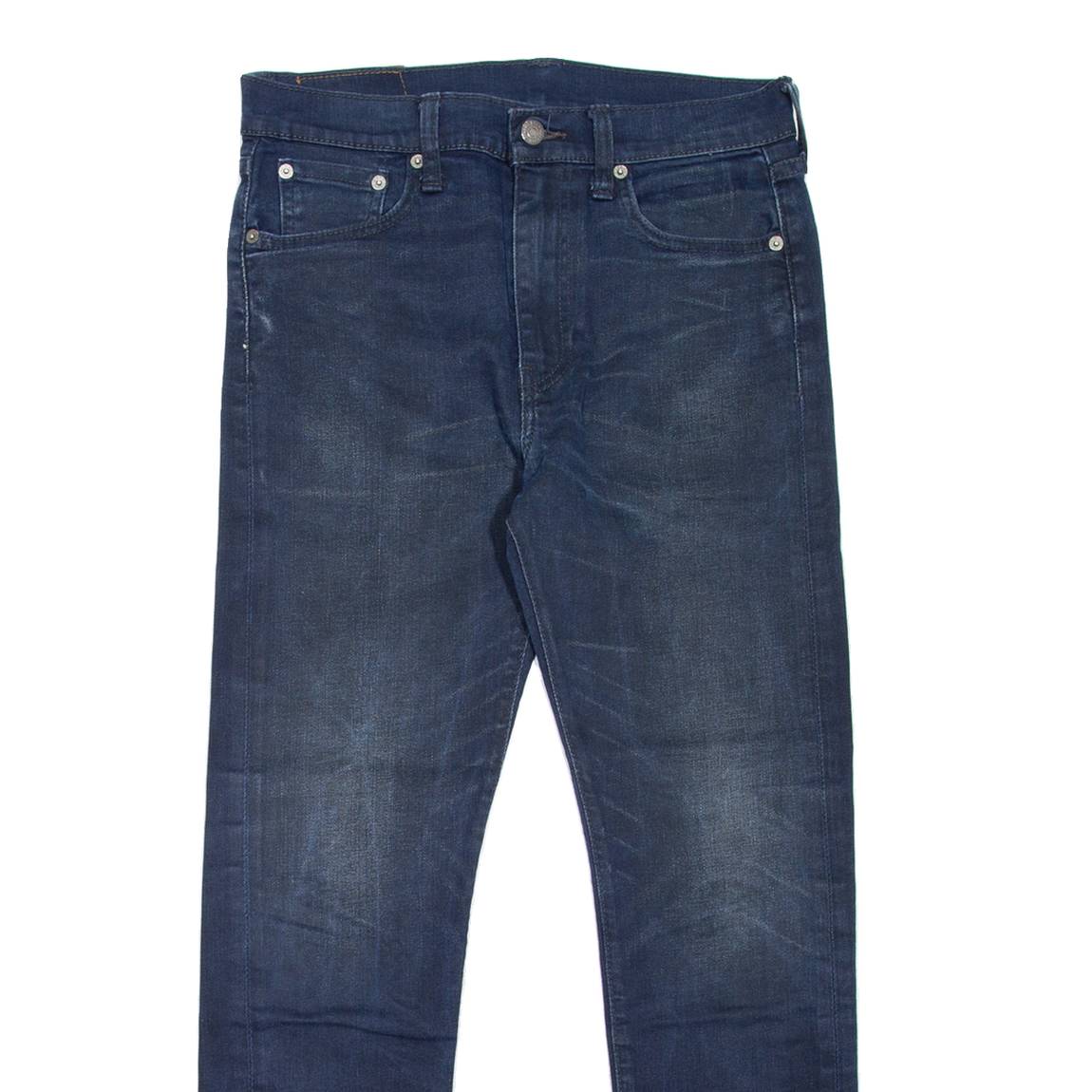 LEVI'S 522 Mens Jeans Blue Slim Tapered Stone Wash W30 L27