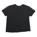 NIKE Mens Black RUN Graphic T-Shirt 2XL Short Sleeve Crew Neck Casual Cotton