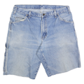 CARHARTT Mens Shorts Blue Denim Casual M W34 Workwear Pocket Detail