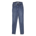 LEVI'S 721 High Rise Skinny Womens Jeans Blue Denim Regular Cotton Blend W25 L30