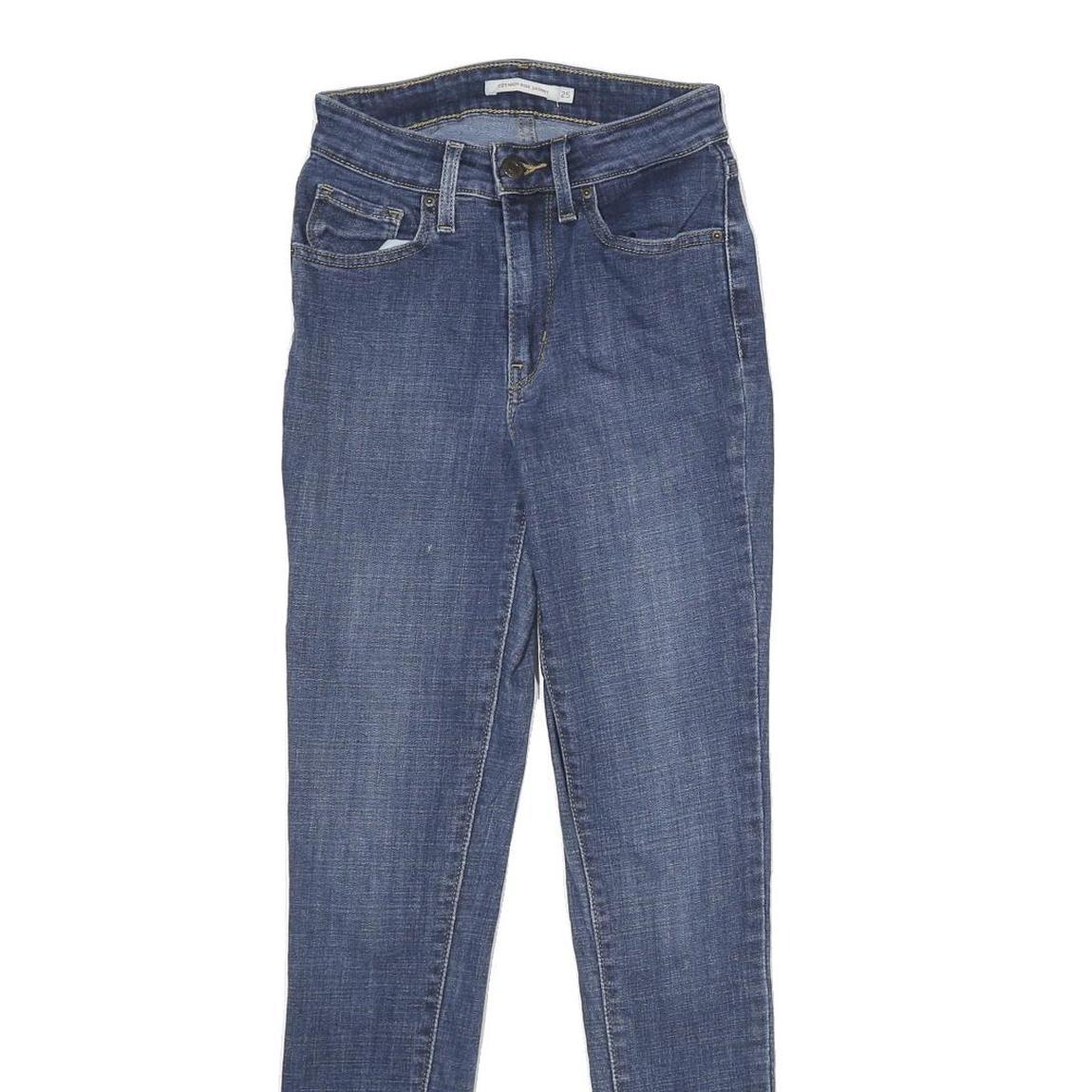 LEVI'S 721 High Rise Skinny Womens Jeans Blue Denim Regular Cotton Blend W25 L30