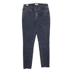 TOMMY JEANS Womens Slim Skinny Denim Dark W28 L27 Button Cotton Blend Authentic