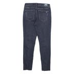 TOMMY JEANS Womens Slim Skinny Denim Dark W28 L27 Button Cotton Blend Authentic