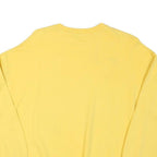 UNITED COLORS OF BENETTON Mens Yellow Navy Sport Crew Neck S Sweatshirt