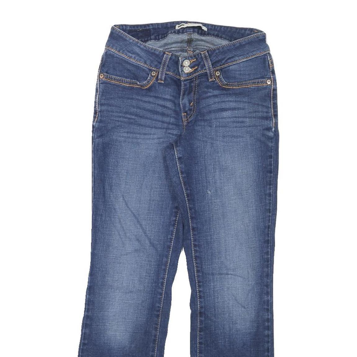 LEVI'S 529 Womens Jeans Blue Regular Straight Denim Medium W28 L27 Stylish