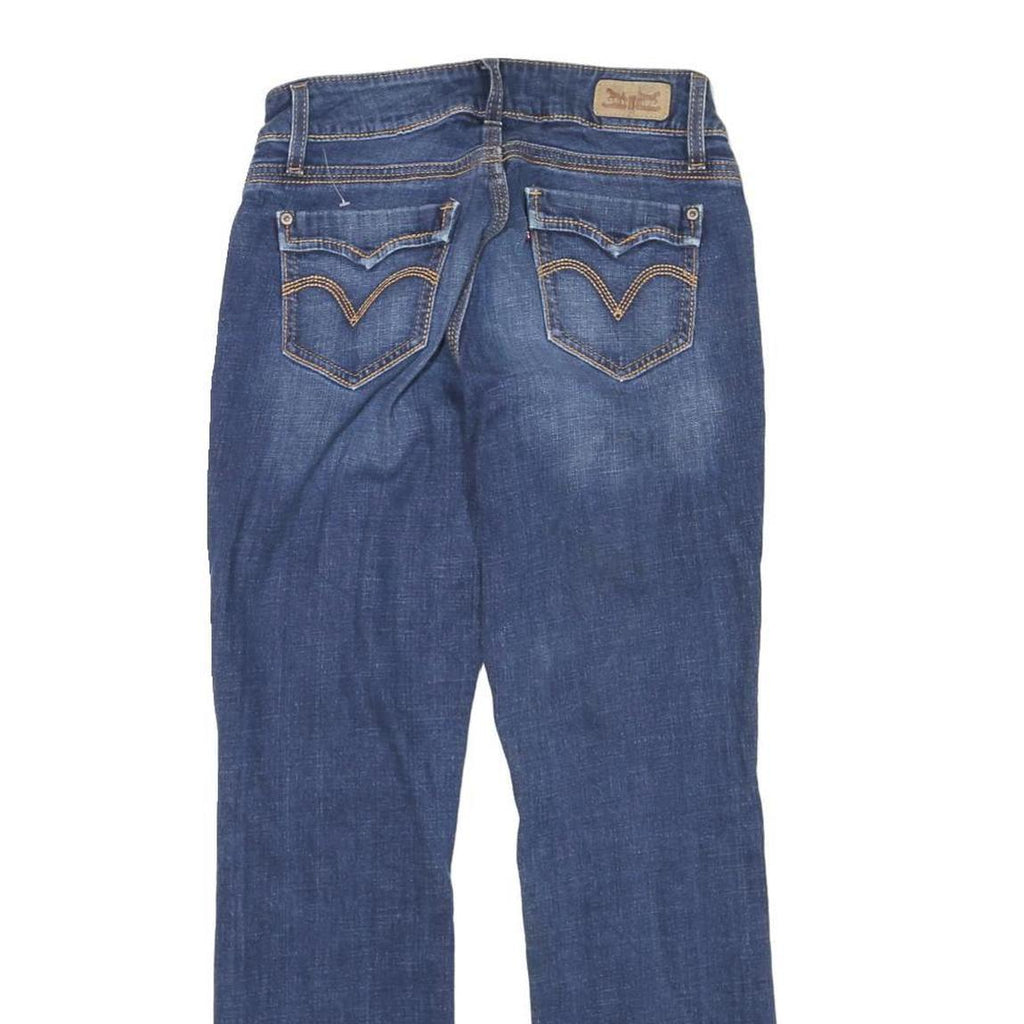 LEVI'S 529 Womens Jeans Blue Regular Straight Denim Medium W28 L27 Stylish