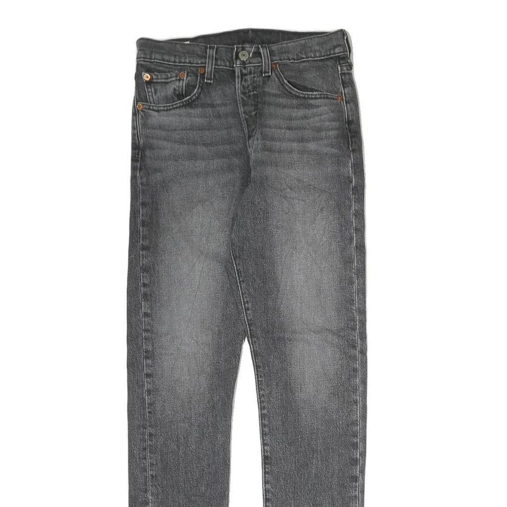 LEVI'S 501S Mens Slim Jeans Denim Medium W26 L30 Classic Cotton Zip Closure