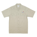 CARHARTT Mens Beige SkillsUSA Work Shirt M Cotton Blend Casual Utility