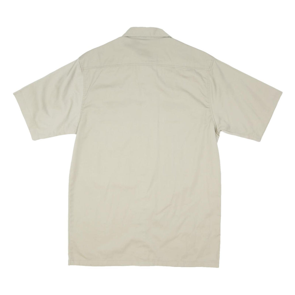 CARHARTT Mens Beige SkillsUSA Work Shirt M Cotton Blend Casual Utility