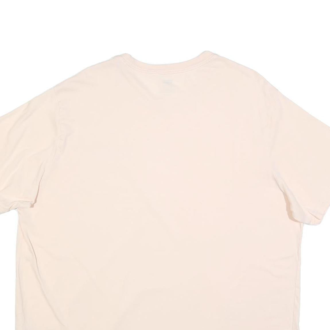 LEVI'S Womens Cream Graphic T-Shirt XL Short Sleeve Crew Neck Cotton Blend