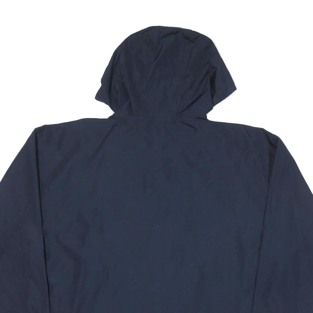 CHAMPION Mens Navy Cal State Fullerton Hooded Zip Jacket L Polyester Blend