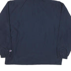 CHAMPION Mens Navy Cal State Fullerton Hooded Zip Jacket L Polyester Blend