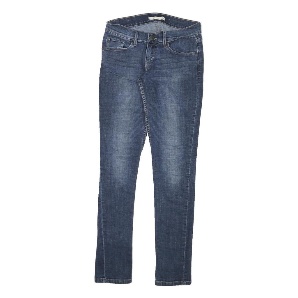 LEVI'S 524 Womens Jeans Blue Slim Skinny Denim Medium Wash W27 L31 Stylish