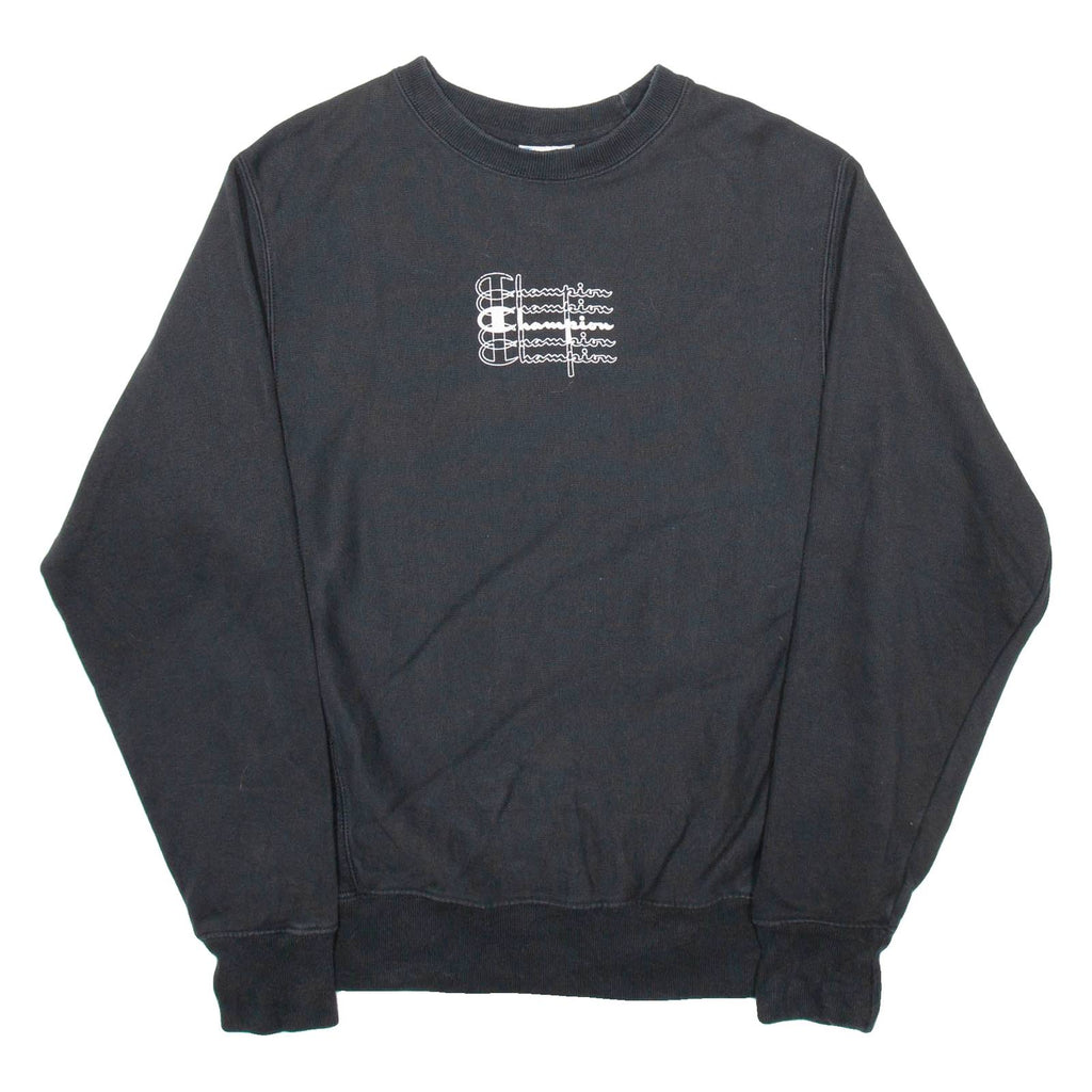 CHAMPION REVERSE WEAVE Womens Sweatshirt Black S