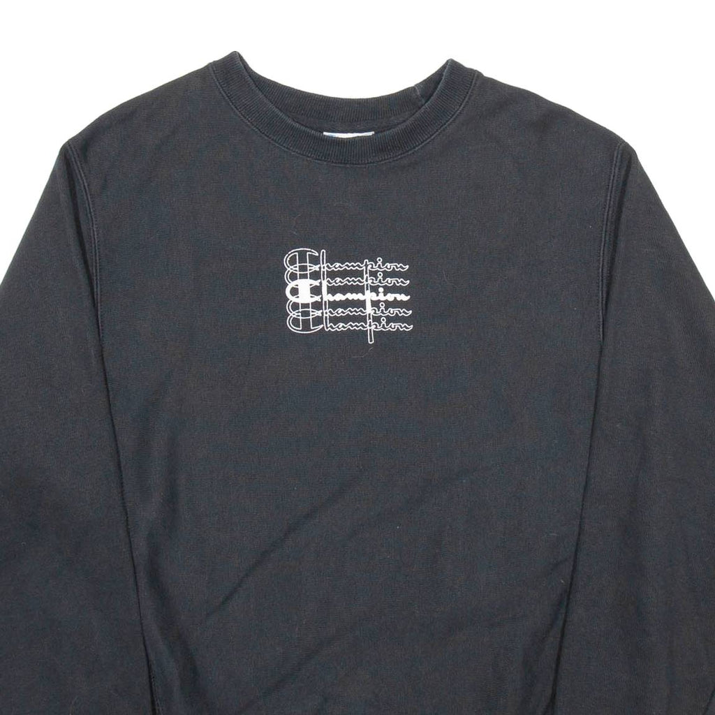 CHAMPION REVERSE WEAVE Womens Sweatshirt Black S