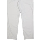 TOMMY HILFIGER Mens Cotton White Slim Straight Trousers W34 L30 Casual Outfit