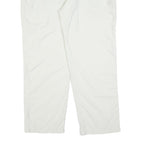 MAMMUT Mens Polyester Blend White Relaxed Straight Trousers W36 L32 Outdoor