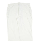 MAMMUT Mens Polyester Blend White Relaxed Straight Trousers W36 L32 Outdoor