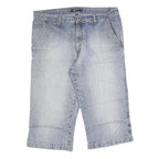 LERROS Mens Denim Blue Cotton Blend Casual Shorts XL W38 Relaxed Fit