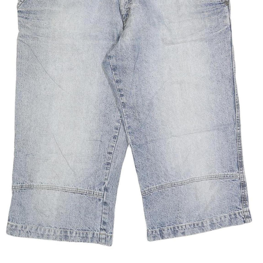 LERROS Mens Denim Blue Cotton Blend Casual Shorts XL W38 Relaxed Fit