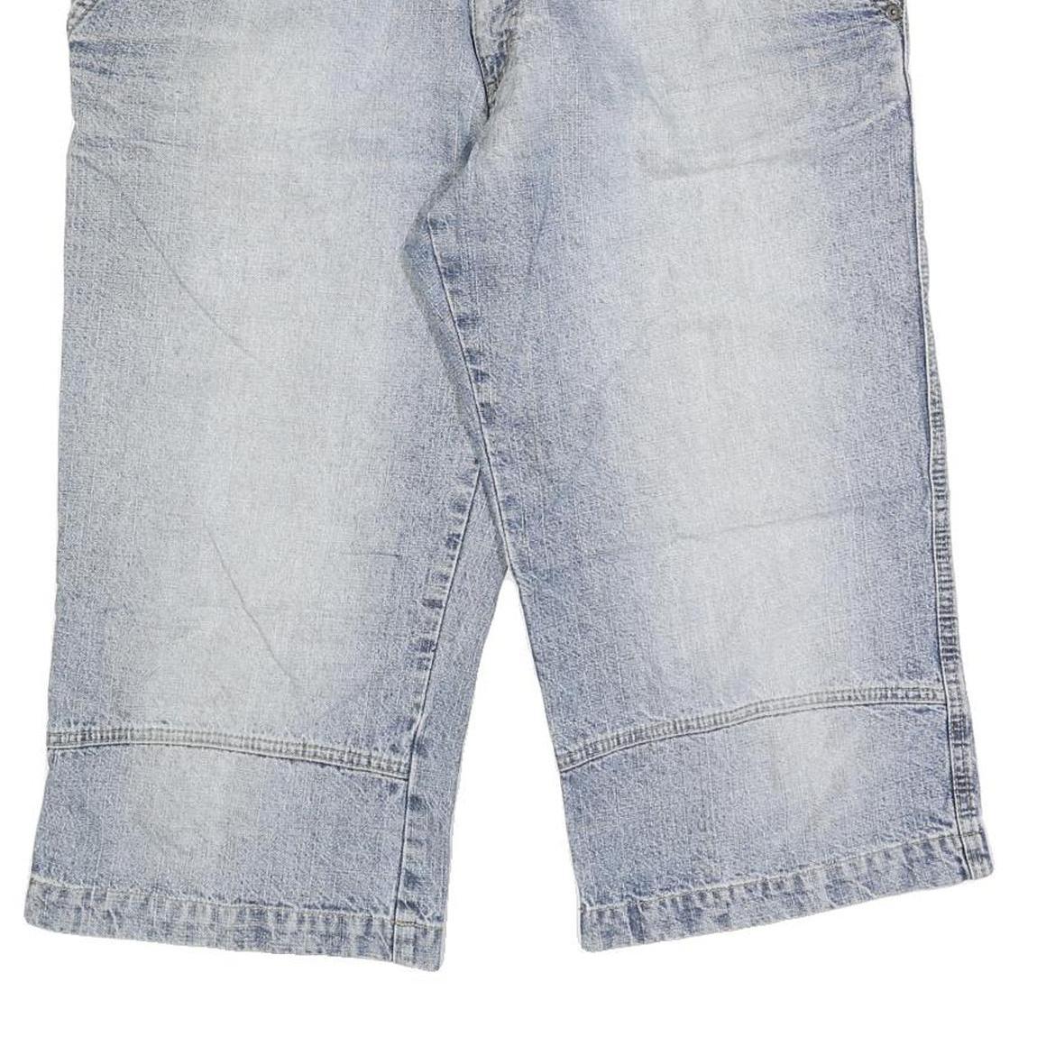 LERROS Mens Denim Blue Cotton Blend Casual Shorts XL W38 Relaxed Fit