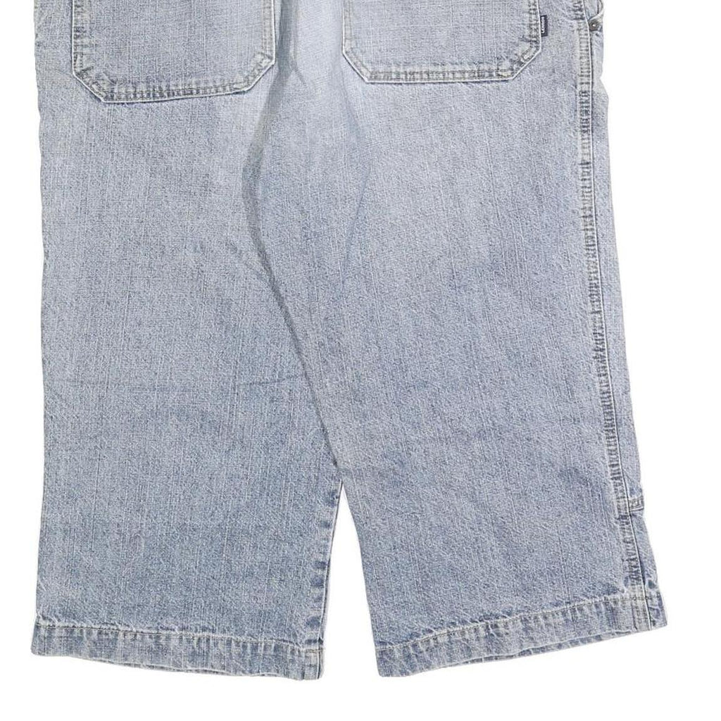 LERROS Mens Denim Blue Cotton Blend Casual Shorts XL W38 Relaxed Fit