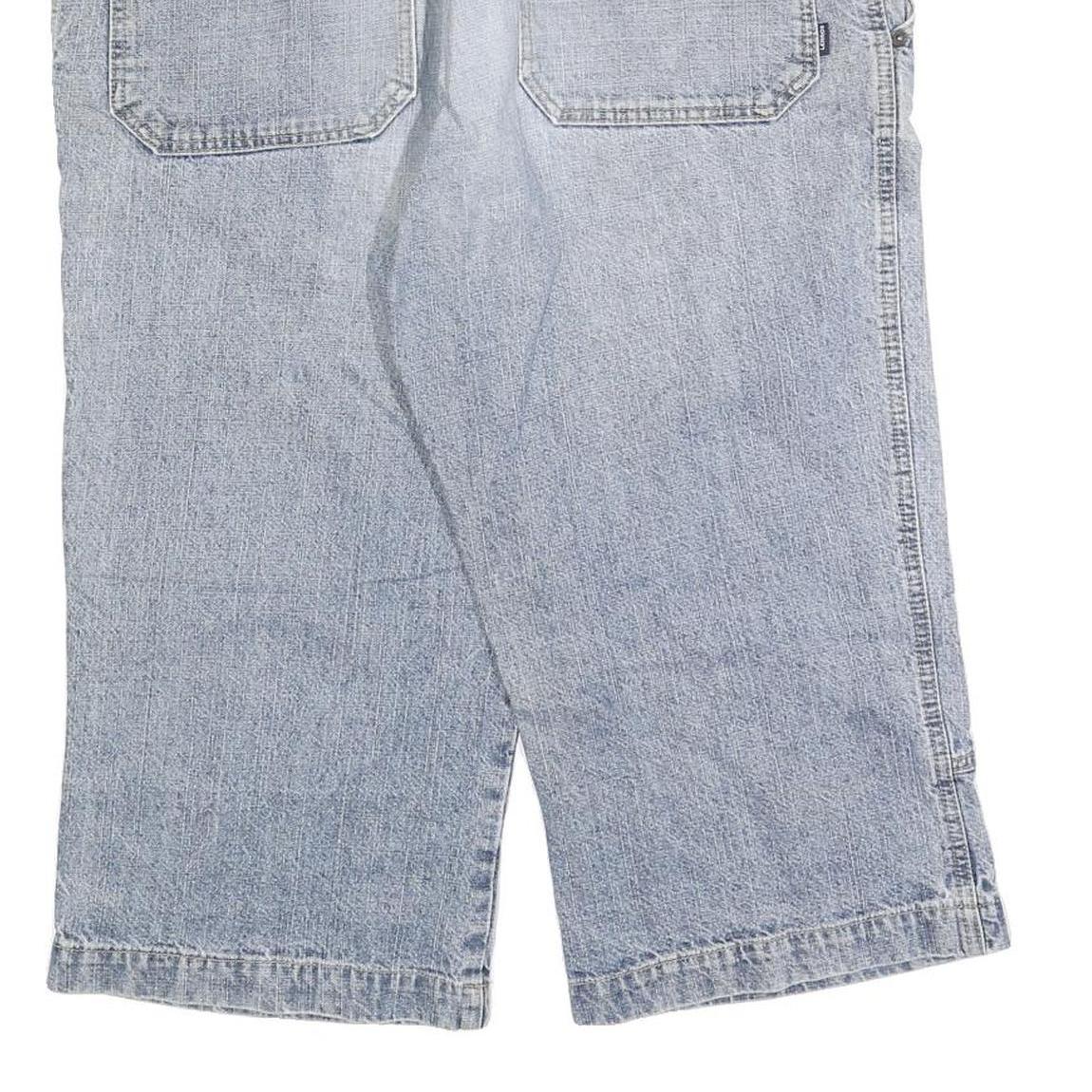 LERROS Mens Denim Blue Cotton Blend Casual Shorts XL W38 Relaxed Fit