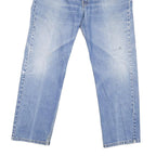 LEVI'S 505 Mens Jeans Blue Regular Straight Denim Medium W40 L30 Classic Fit Zip