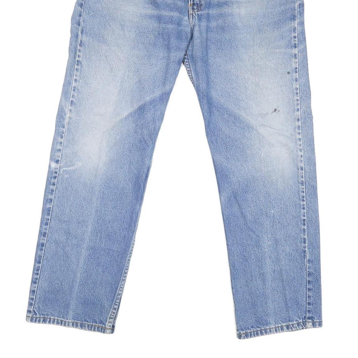 LEVI'S 505 Mens Jeans Blue Regular Straight Denim Medium W40 L30 Classic Fit Zip