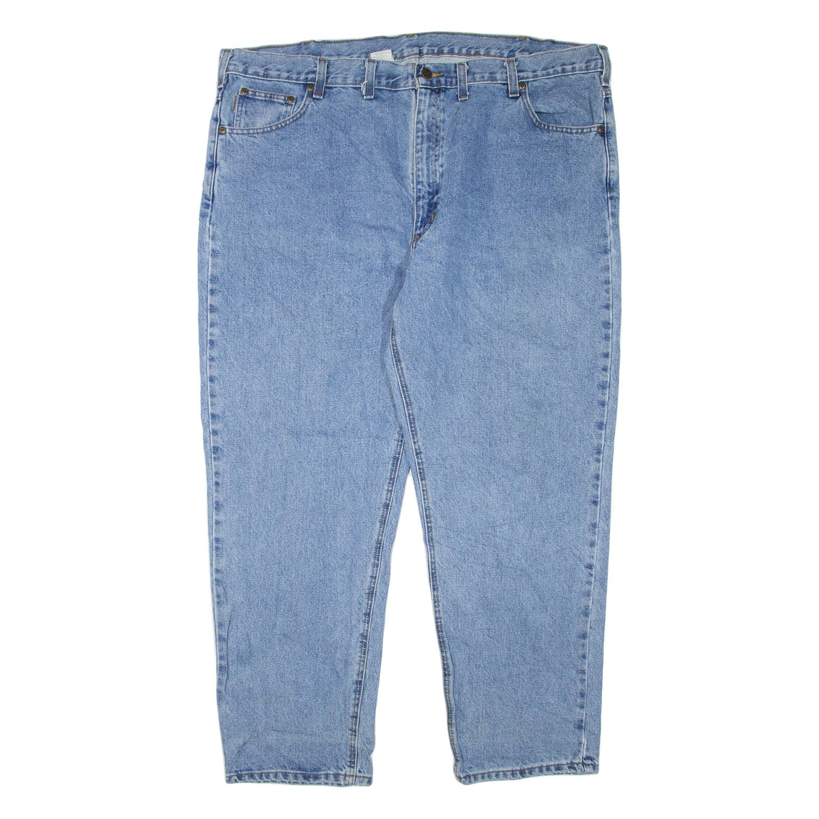 CARHARTT Womens Jeans Blue Regular Tapered W46 L30