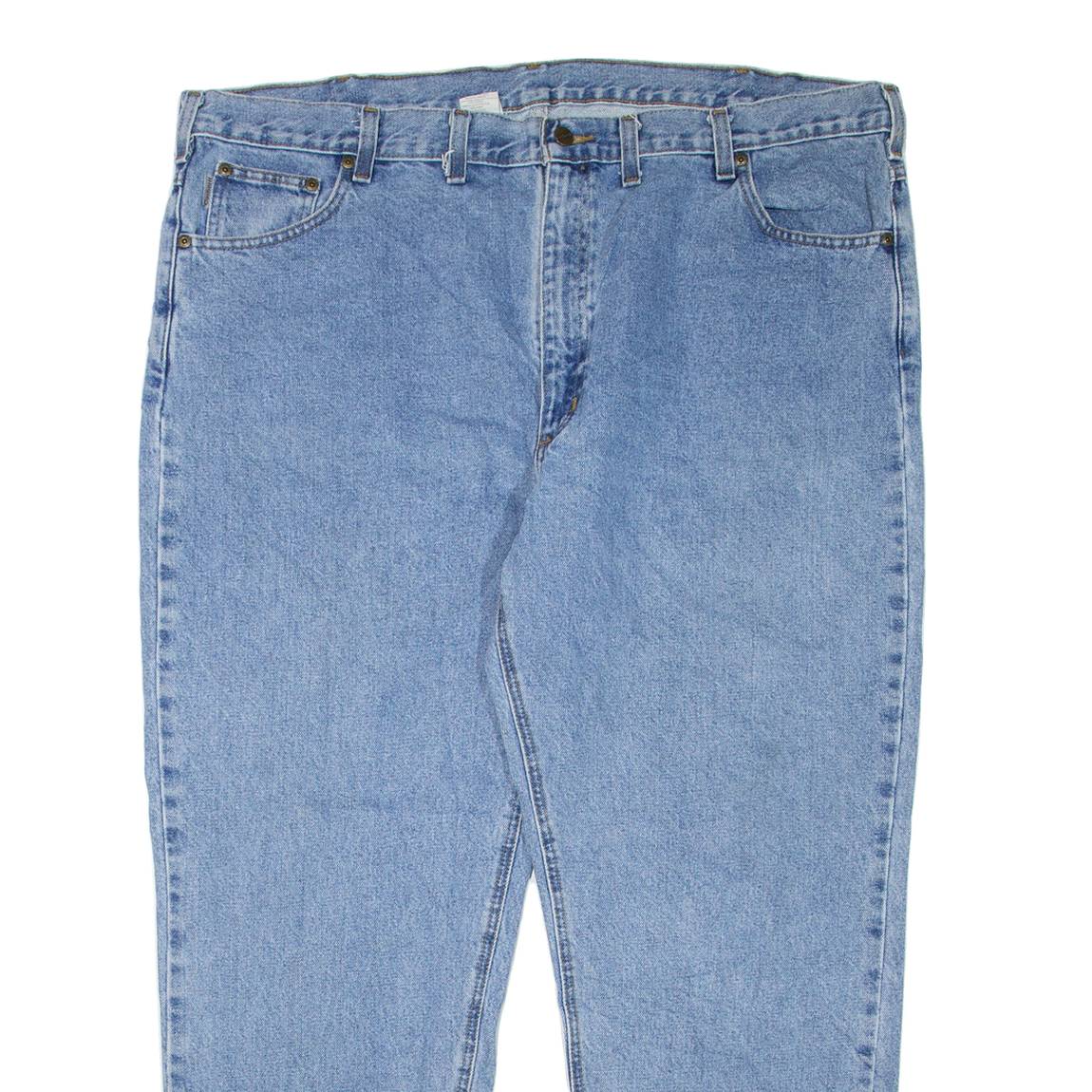 CARHARTT Womens Jeans Blue Regular Tapered W46 L30