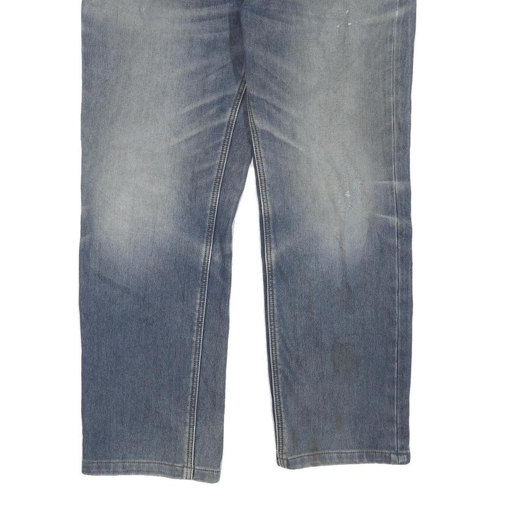 DICKIES Womens Regular Fit Blue Denim Jeans W34 L29 Zip Closure Casual