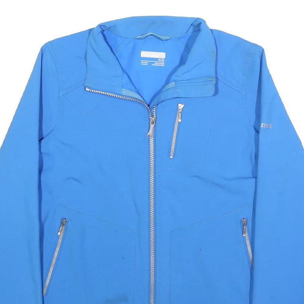 MARMOT Womens Blue Jacket M Polyester Blend Zip Activewear Outdoor