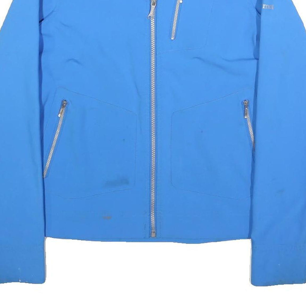 MARMOT Womens Blue Jacket M Polyester Blend Zip Activewear Outdoor