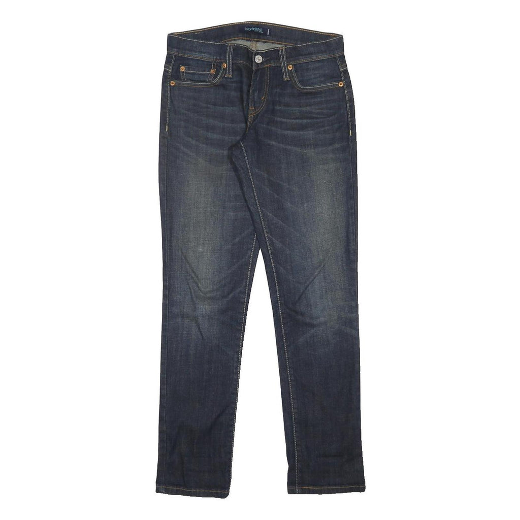 LEVI'S 513 Womens Jeans Blue Slim Straight Denim Medium W29 L30 Stylish Cotton