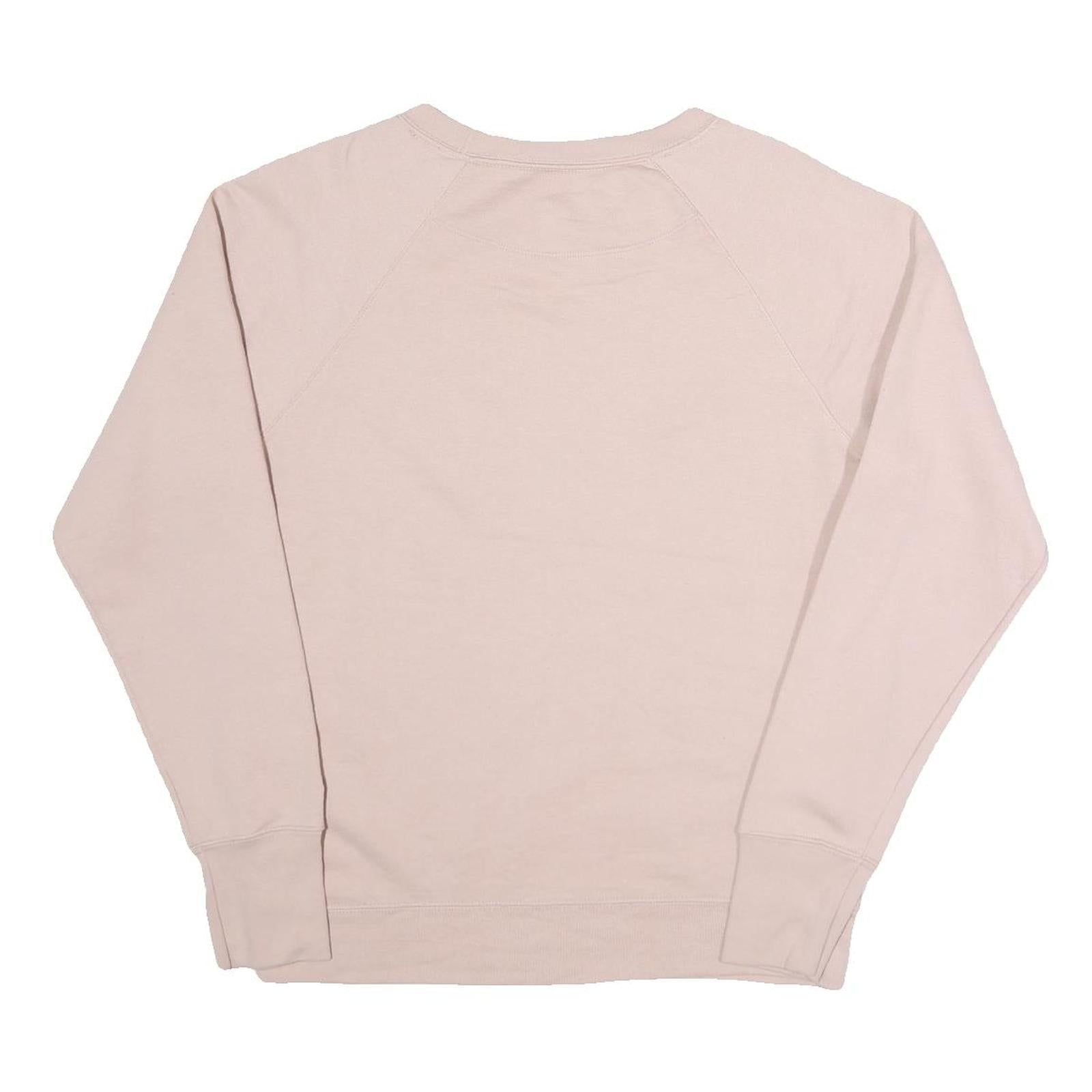 CHAMPION Mens Beige Crew Neck M Casual Cotton Blend Pullover Sweatshirt Logo