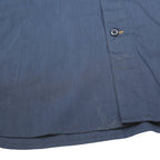 CARHARTT Mens Blue Work Shirt 2XL Button Pocket Logo Cotton Blend
