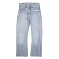 LEE Mens Jeans Blue Relaxed Straight Denim Light W30 L28 Casual Wear Zip Closure