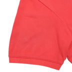 ADIDAS Mens Red Short Sleeve Plain Polo Shirt XL Casual Sport