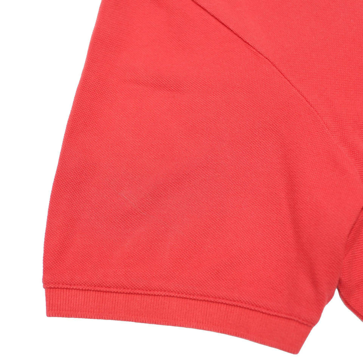 ADIDAS Mens Red Short Sleeve Plain Polo Shirt XL Casual Sport