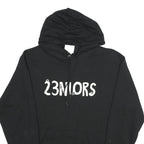 CHAMPION Mens Black 23MloRS Pullover Hoodie M Cotton Blend Casual