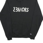 CHAMPION Mens Black 23MloRS Pullover Hoodie M Cotton Blend Casual