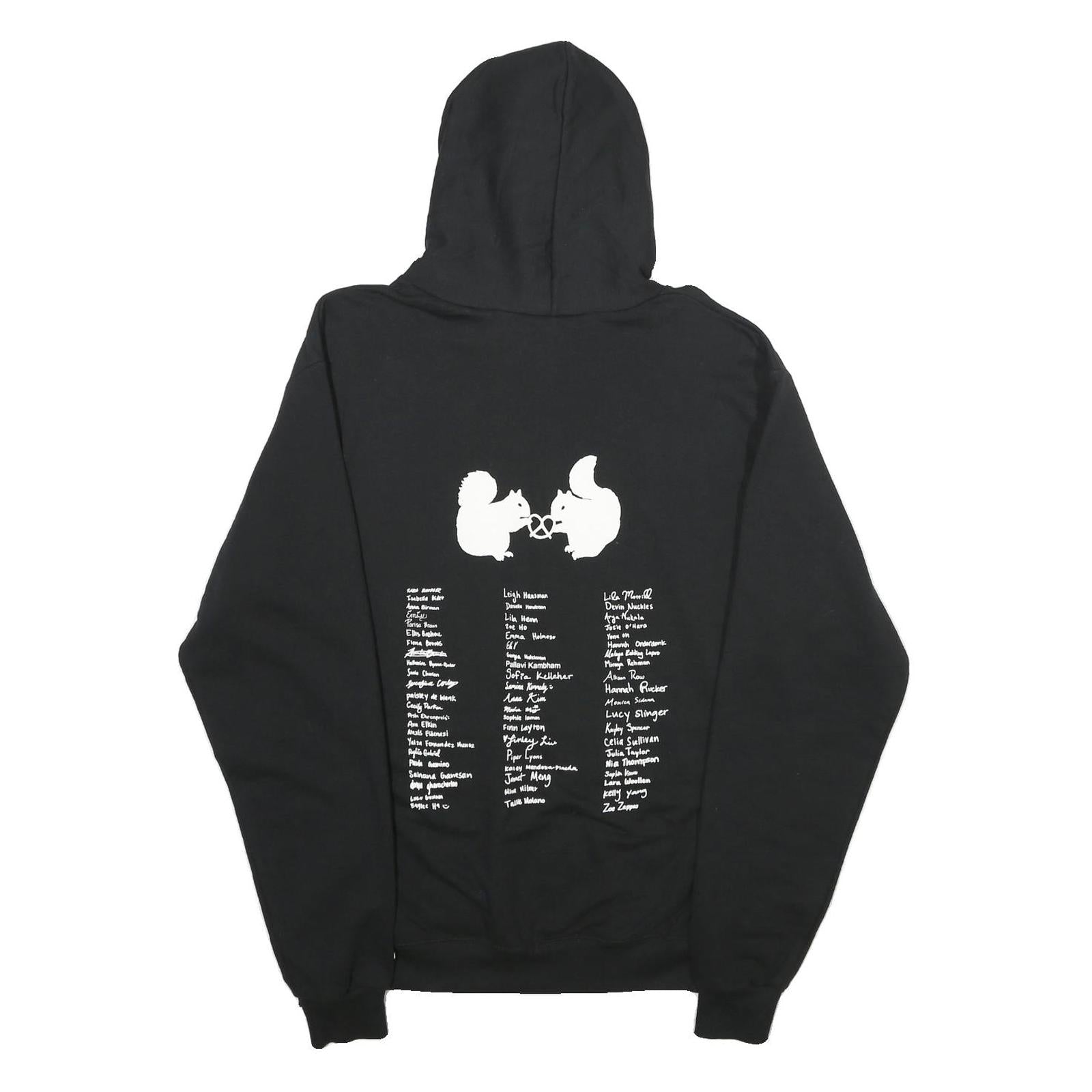 CHAMPION Mens Black 23MloRS Pullover Hoodie M Cotton Blend Casual