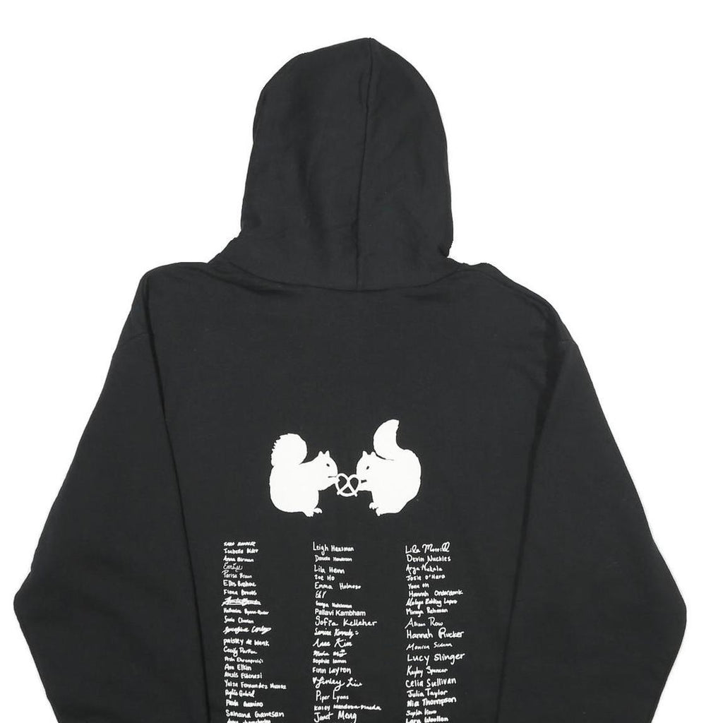 CHAMPION Mens Black 23MloRS Pullover Hoodie M Cotton Blend Casual