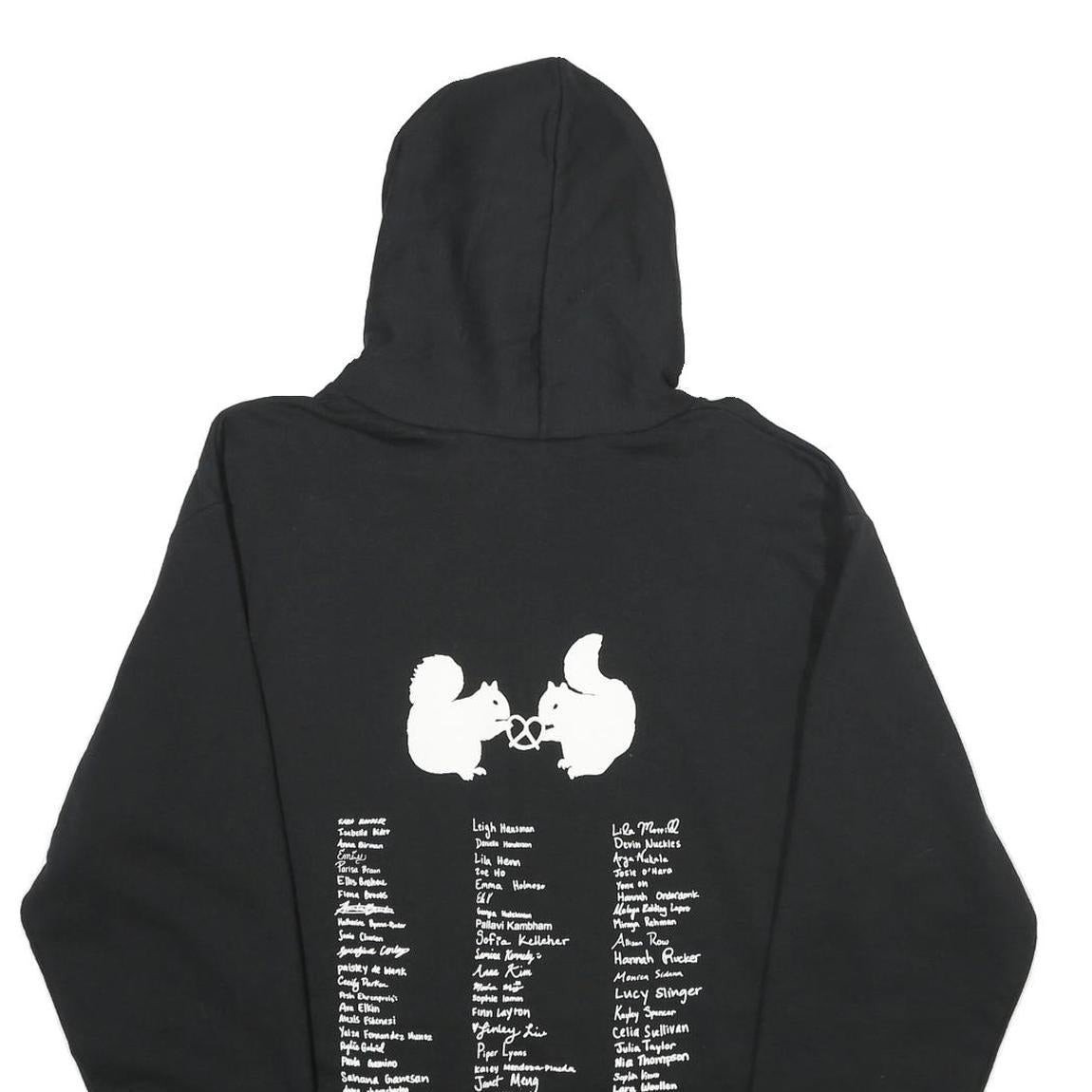 CHAMPION Mens Black 23MloRS Pullover Hoodie M Cotton Blend Casual