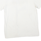 PUMA Mens White L Cotton Blend Graphic T-Shirt Short Sleeve Crew Neck Sport